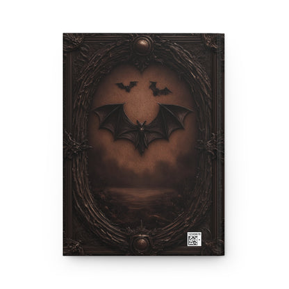 Gothic Bat Hardcover Journal