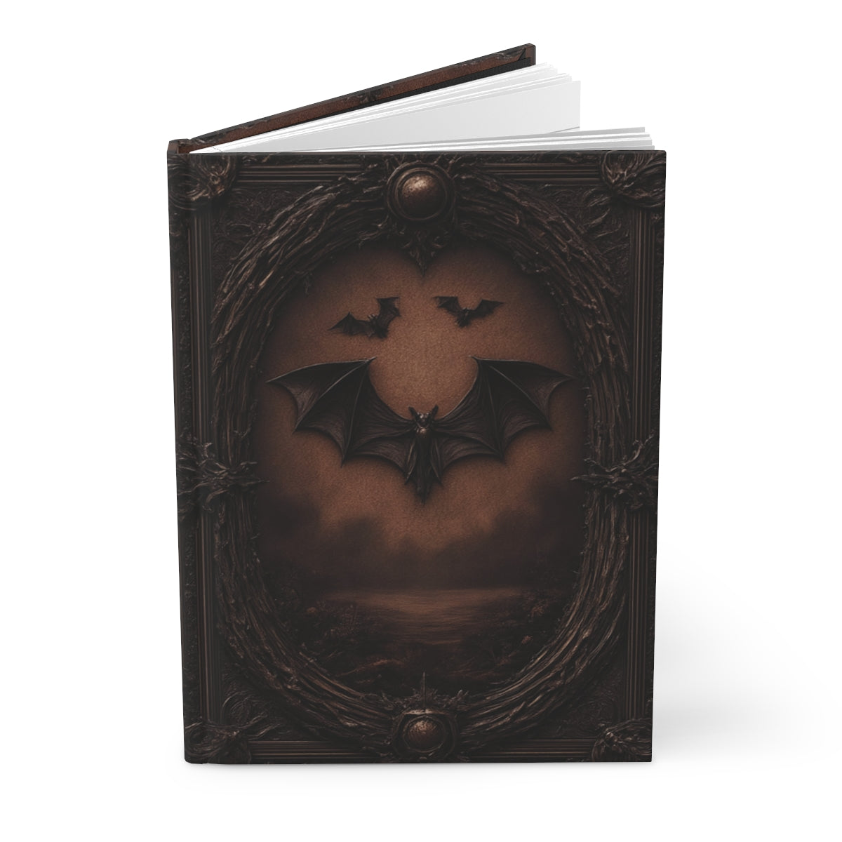Gothic Bat Hardcover Journal