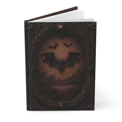 Gothic Bat Hardcover Journal