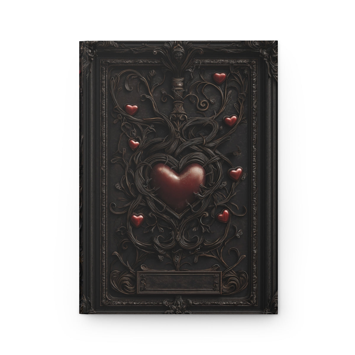 Personalized Heart-Inspired Hardcover Notebook