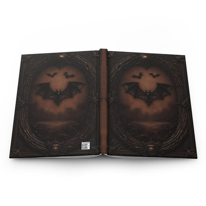 Gothic Bat Hardcover Journal