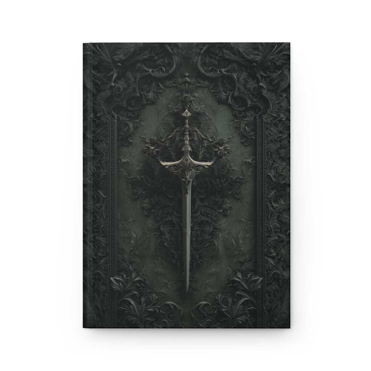 Gothic Sword Journal - Personalized Dark Fantasy Notebook for Writing & Sketching