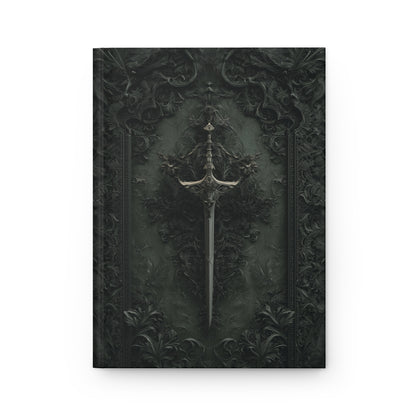Gothic Sword Journal - Personalized Dark Fantasy Notebook for Writing & Sketching