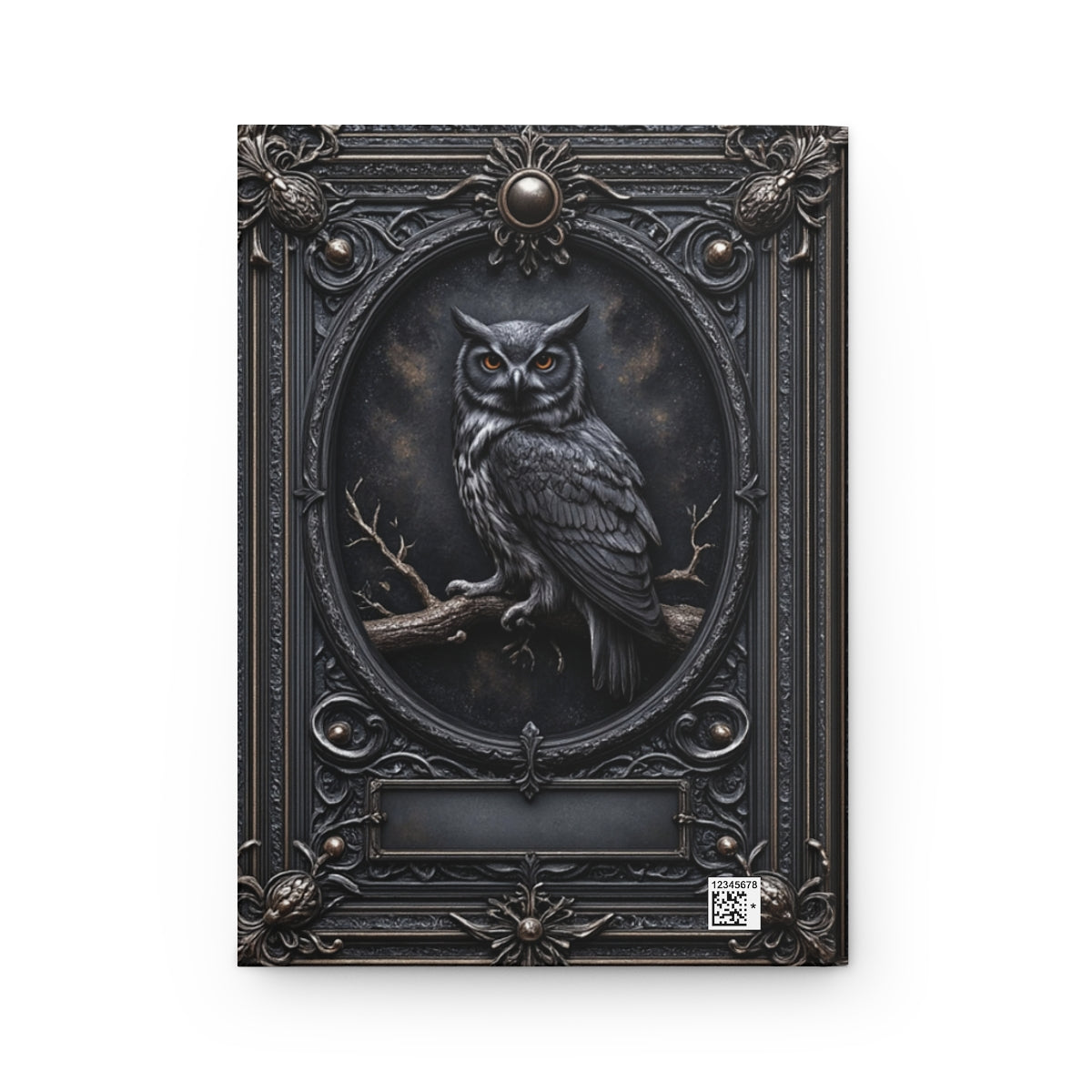Mystic Owl Gothic Notebook - Personalized Journal