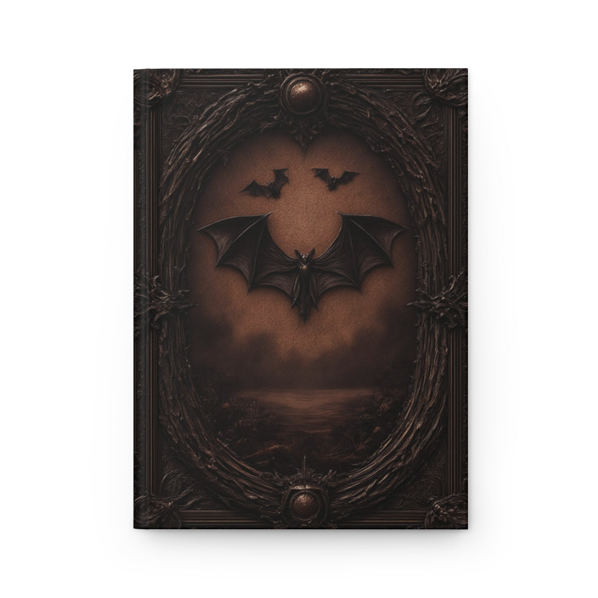 Gothic Bat Hardcover Journal