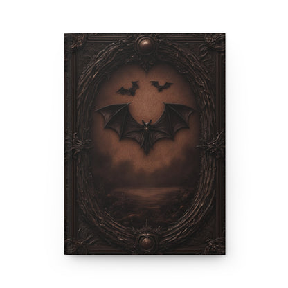 Gothic Bat Hardcover Journal