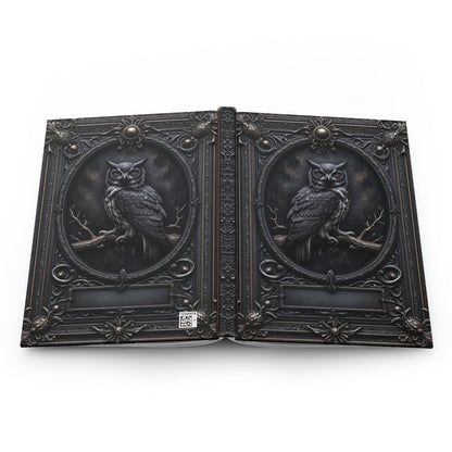 Mystic Owl Gothic Notebook - Personalized Journal