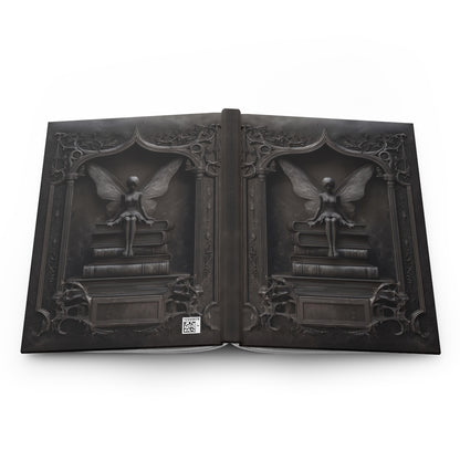 Gothic Fairy Library Journal – Dark Fantasy Book Lover Notebook with Optional Personalized Text