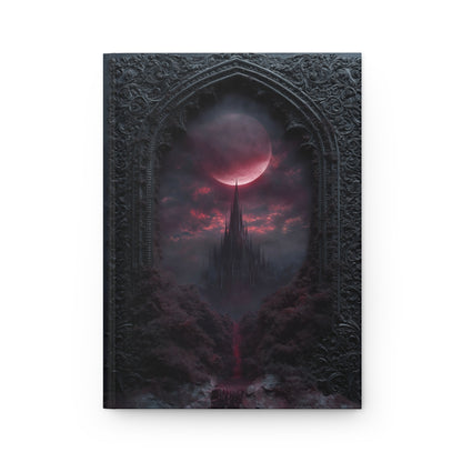 Gothic Vampire Castle Journal - Dark Fantasy Notebook with Optional Personalized Text