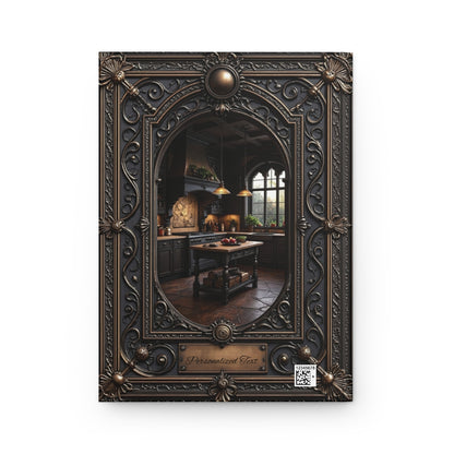 Vintage Gothic Kitchen Notebook - Personalized Journal