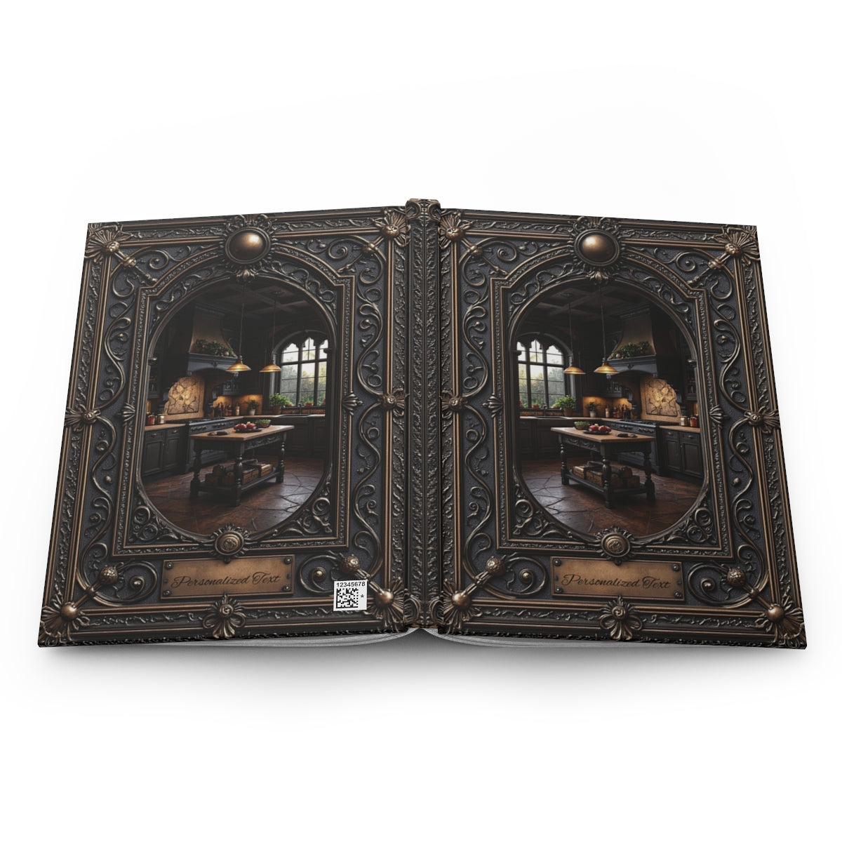 Vintage Gothic Kitchen Notebook - Personalized Journal