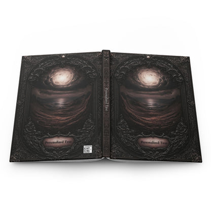 Dark Ocean Moon Journal – Personalized Gothic Notebook