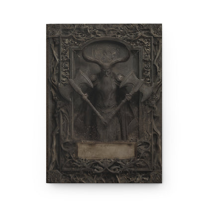 Dark Norse Warrior Journal – Gothic Fantasy Notebook with Optional Personalized Covers