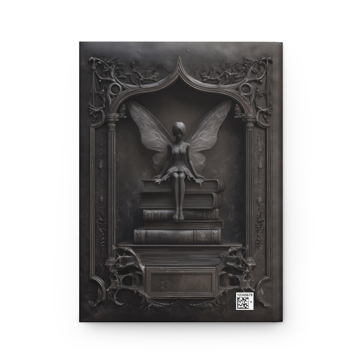 Gothic Fairy Library Journal – Dark Fantasy Book Lover Notebook with Optional Personalized Text