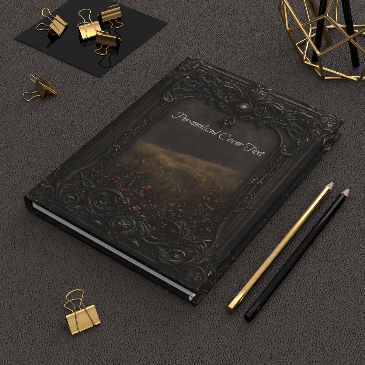 Gothic Meadow Hardcover Journal (Personalization Available)