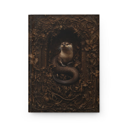 Customizable Otter-Themed Hardcover Journal