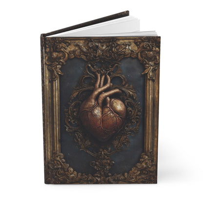 Anatomical Heart Gothic Journal - Personalized Vintage Notebook