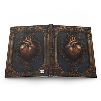 Anatomical Heart Gothic Journal - Personalized Vintage Notebook