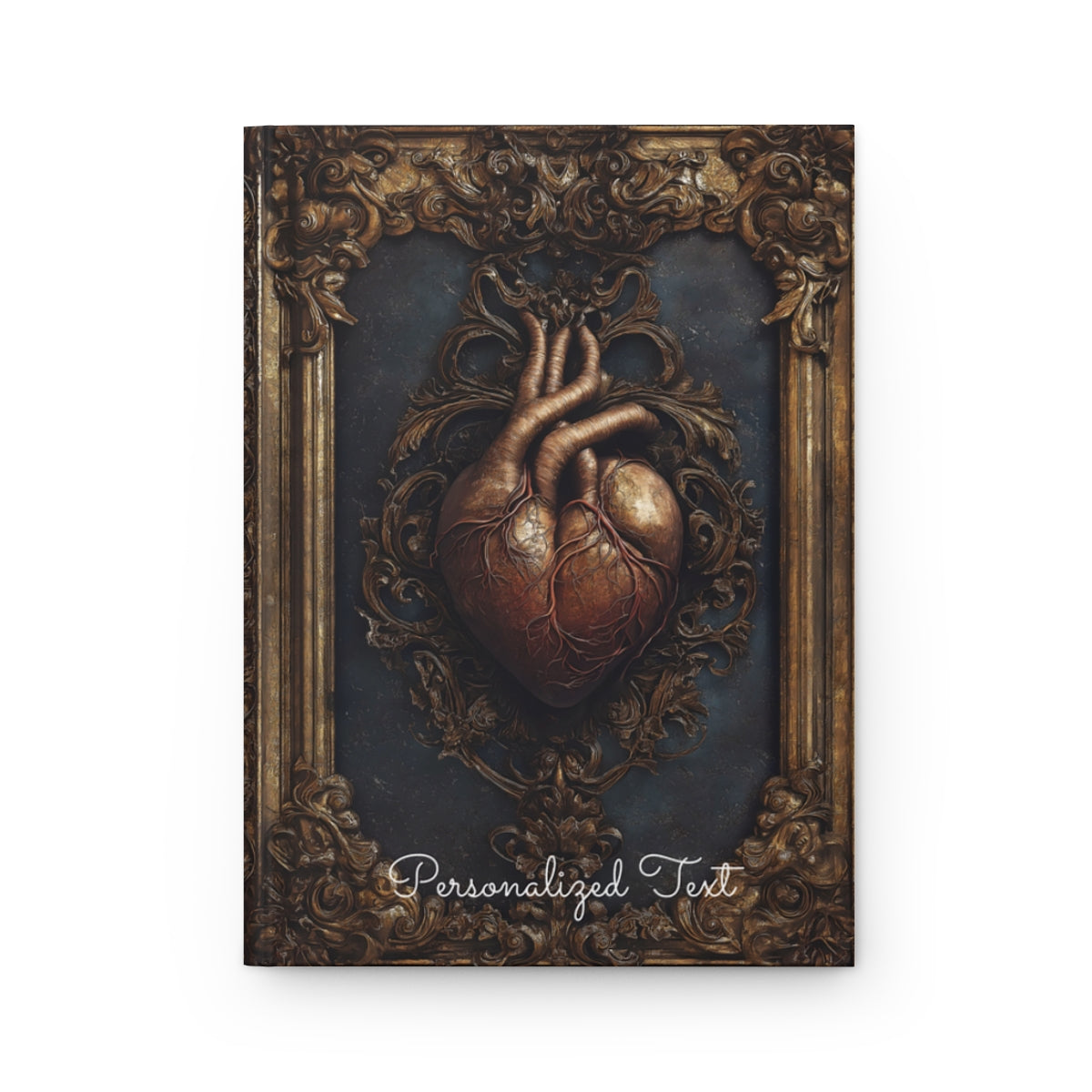 Anatomical Heart Gothic Journal - Personalized Vintage Notebook