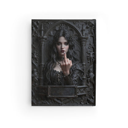 Gothic Rebel Witch Journal – Dark Alternative Notebook with Optional Personalized Text