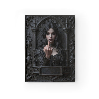 Gothic Rebel Witch Journal – Dark Alternative Notebook with Optional Personalized Text