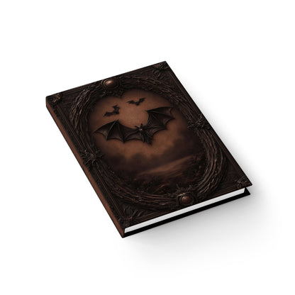 Gothic Bat Hardcover Journal