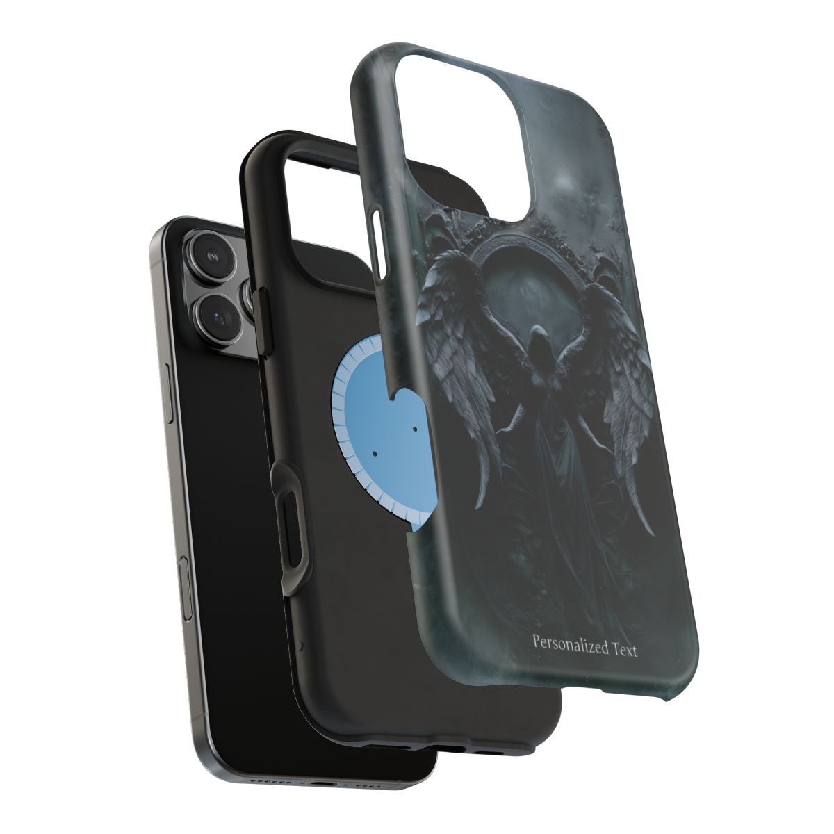 Personalized Dark Angel Phone Case – Gothic Fallen Angel Fantasy Art for iPhone, Samsung Galaxy & Google Pixel