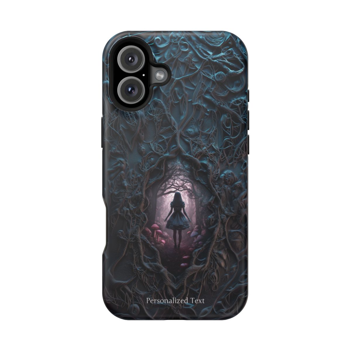 Personalized Dark Enchanted Forest Phone Case – Gothic Fairy Tale Portal Cover for iPhone, Samsung Galaxy & Google Pixel
