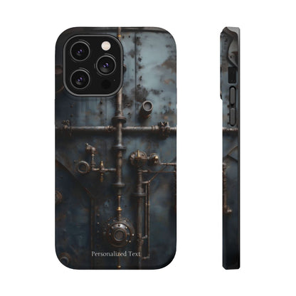 Personalized Steampunk Industrial Pipes Phone Case – Vintage Mechanical Machinery Cover for iPhone, Samsung Galaxy & Google Pixel
