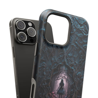 Personalized Dark Enchanted Forest Phone Case – Gothic Fairy Tale Portal Cover for iPhone, Samsung Galaxy & Google Pixel
