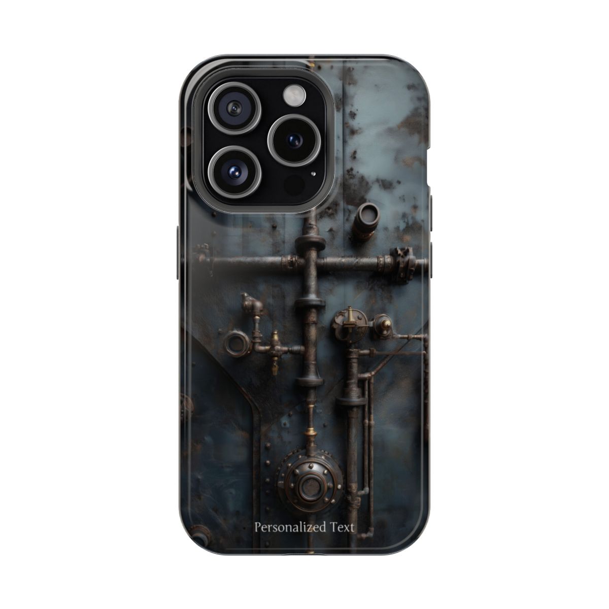 Personalized Steampunk Industrial Pipes Phone Case – Vintage Mechanical Machinery Cover for iPhone, Samsung Galaxy & Google Pixel