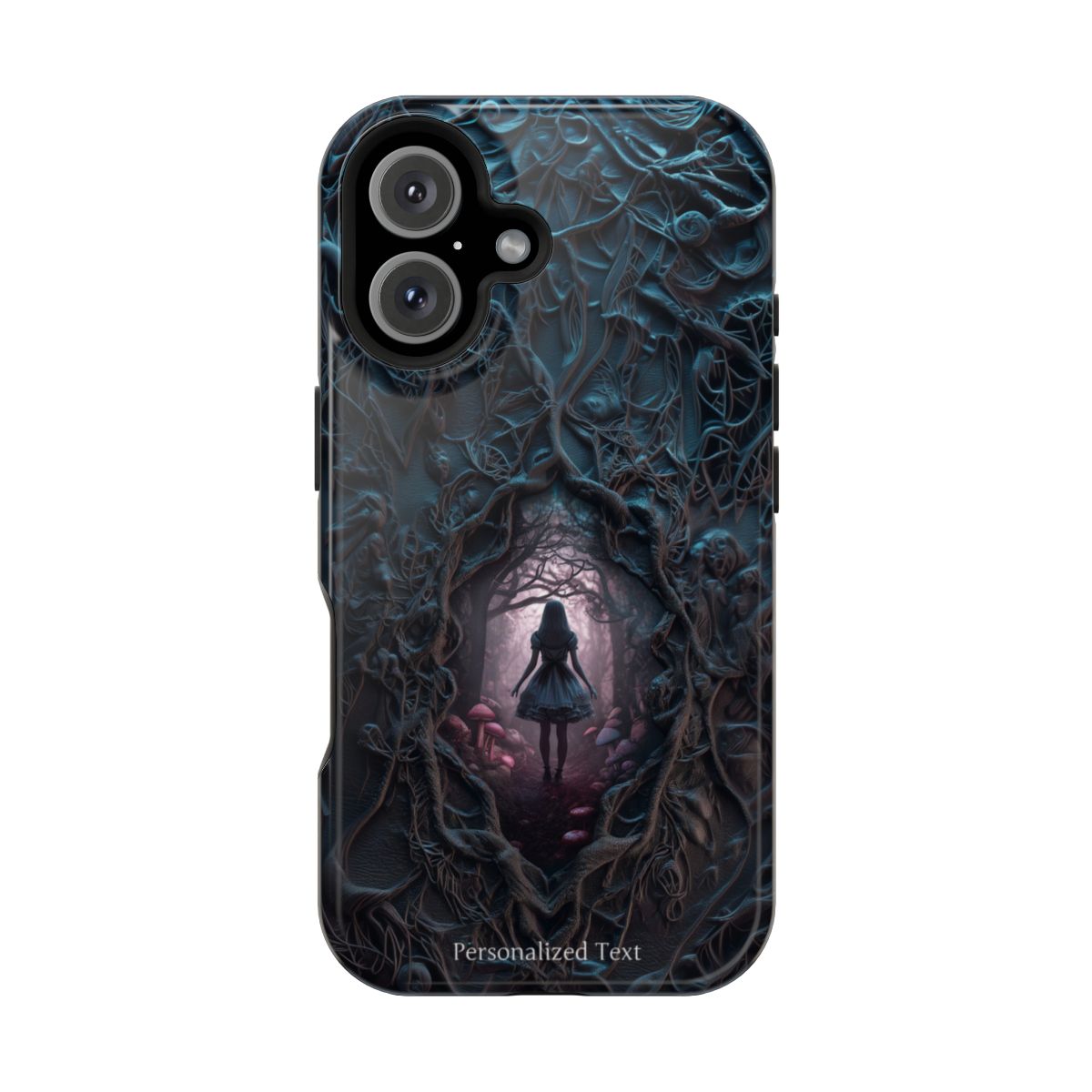 Personalized Dark Enchanted Forest Phone Case – Gothic Fairy Tale Portal Cover for iPhone, Samsung Galaxy & Google Pixel