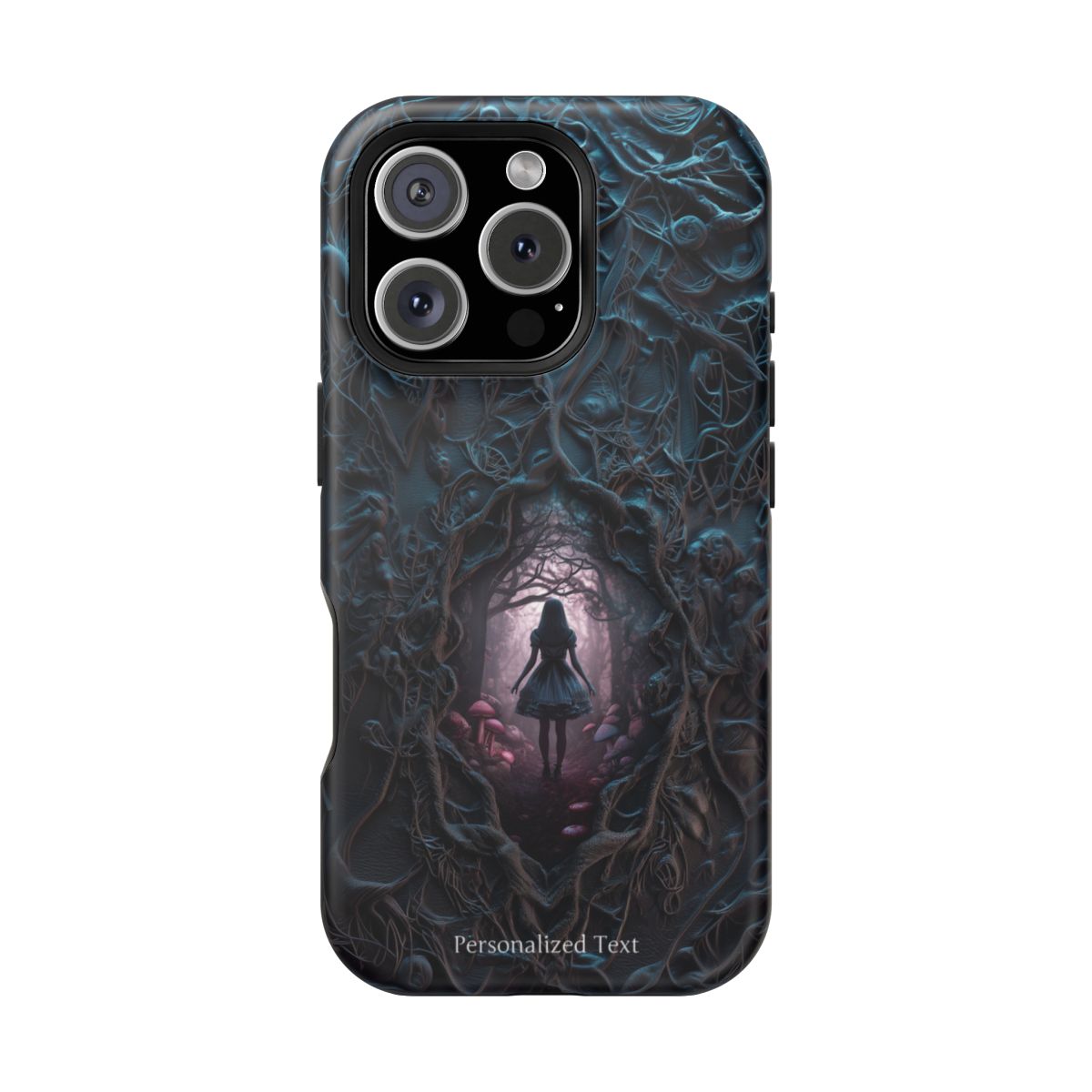 Personalized Dark Enchanted Forest Phone Case – Gothic Fairy Tale Portal Cover for iPhone, Samsung Galaxy & Google Pixel
