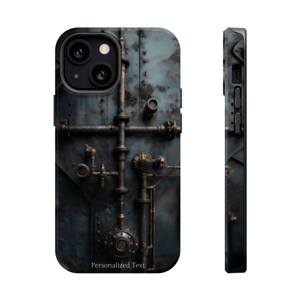 Personalized Steampunk Industrial Pipes Phone Case – Vintage Mechanical Machinery Cover for iPhone, Samsung Galaxy & Google Pixel