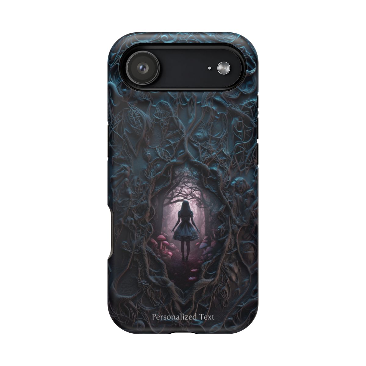 Personalized Dark Enchanted Forest Phone Case – Gothic Fairy Tale Portal Cover for iPhone, Samsung Galaxy & Google Pixel