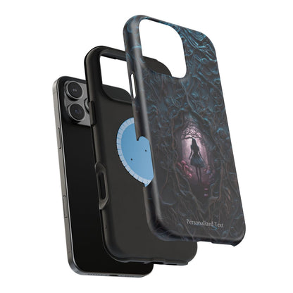 Personalized Dark Enchanted Forest Phone Case – Gothic Fairy Tale Portal Cover for iPhone, Samsung Galaxy & Google Pixel