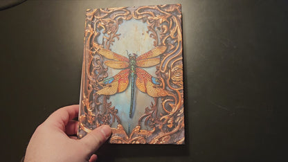 Dragonfly Hardcover Notebook – Nature-Inspired Journal for Creative Writing and Sketching