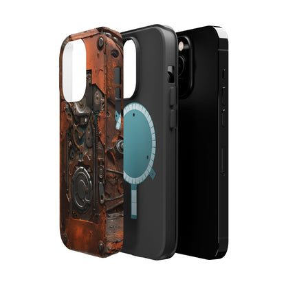 Rusted Mechanisms Phone Case – Steampunk Metal Gear Design for iPhone, Samsung Galaxy, and Google Pixel Devices