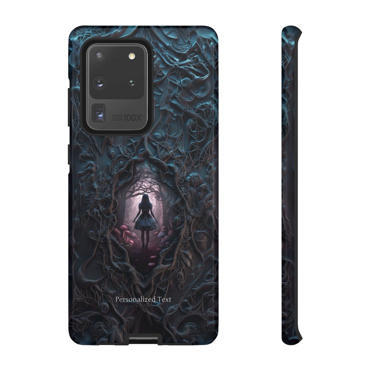 Personalized Dark Enchanted Forest Phone Case – Gothic Fairy Tale Portal Cover for iPhone, Samsung Galaxy & Google Pixel