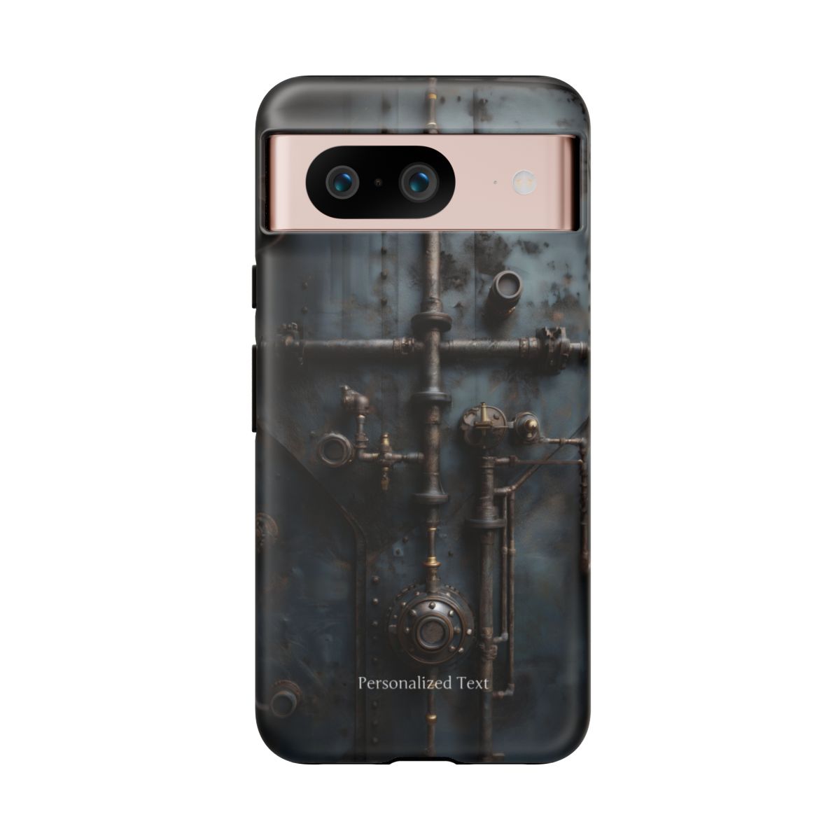 Personalized Steampunk Industrial Pipes Phone Case – Vintage Mechanical Machinery Cover for iPhone, Samsung Galaxy & Google Pixel