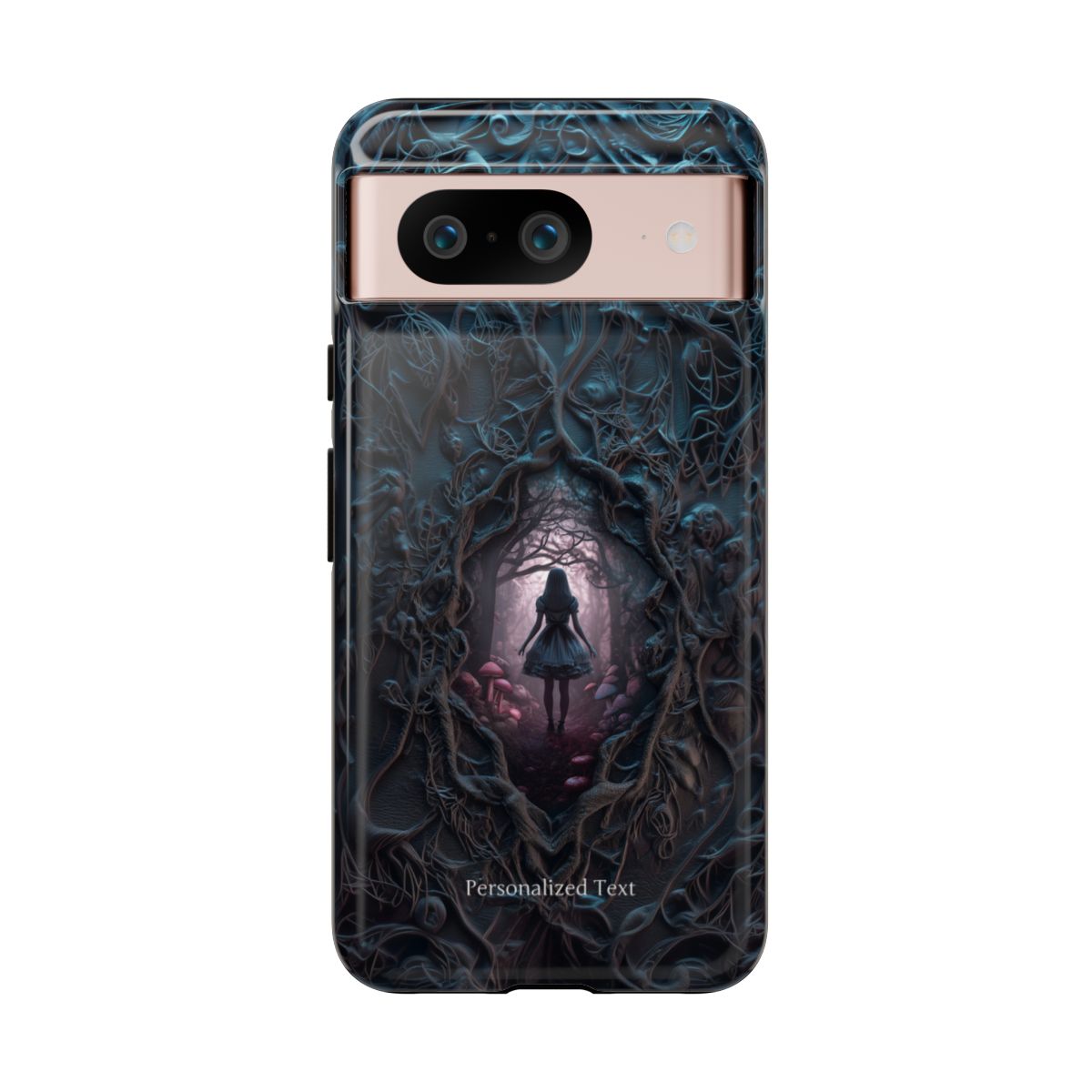 Personalized Dark Enchanted Forest Phone Case – Gothic Fairy Tale Portal Cover for iPhone, Samsung Galaxy & Google Pixel