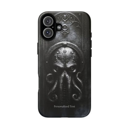 Personalized Cthulhu Phone Case, Lovecraftian Cosmic Horror Case, Gothic Eldritch Monster, iPhone Samsung Pixel Case