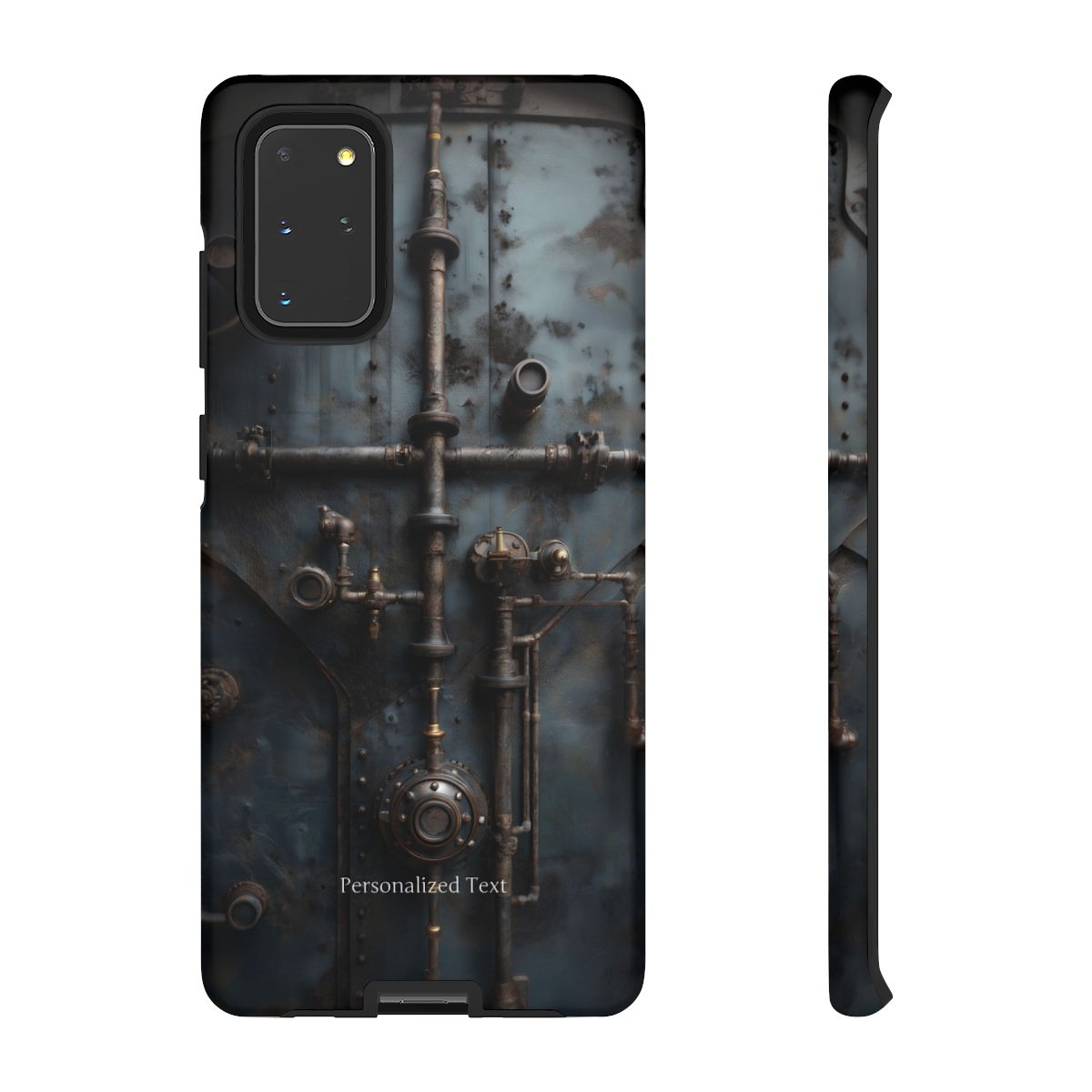 Personalized Steampunk Industrial Pipes Phone Case – Vintage Mechanical Machinery Cover for iPhone, Samsung Galaxy & Google Pixel