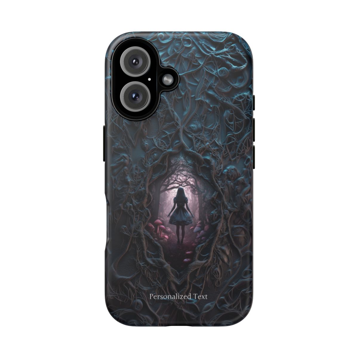 Personalized Dark Enchanted Forest Phone Case – Gothic Fairy Tale Portal Cover for iPhone, Samsung Galaxy & Google Pixel