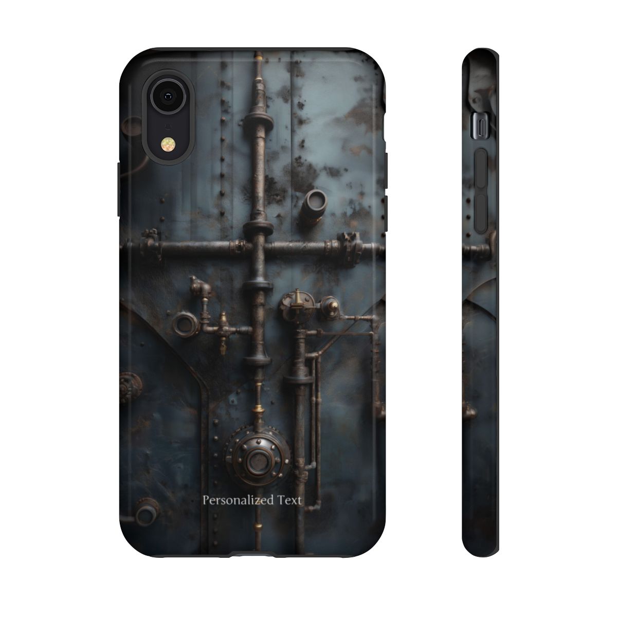 Personalized Steampunk Industrial Pipes Phone Case – Vintage Mechanical Machinery Cover for iPhone, Samsung Galaxy & Google Pixel