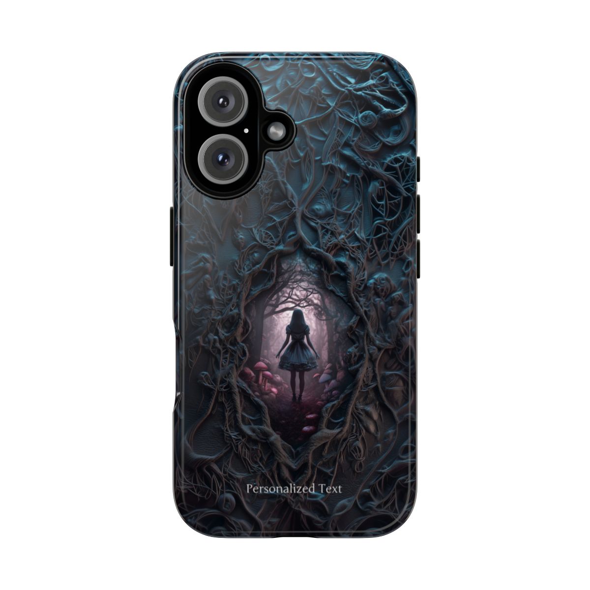 Personalized Dark Enchanted Forest Phone Case – Gothic Fairy Tale Portal Cover for iPhone, Samsung Galaxy & Google Pixel