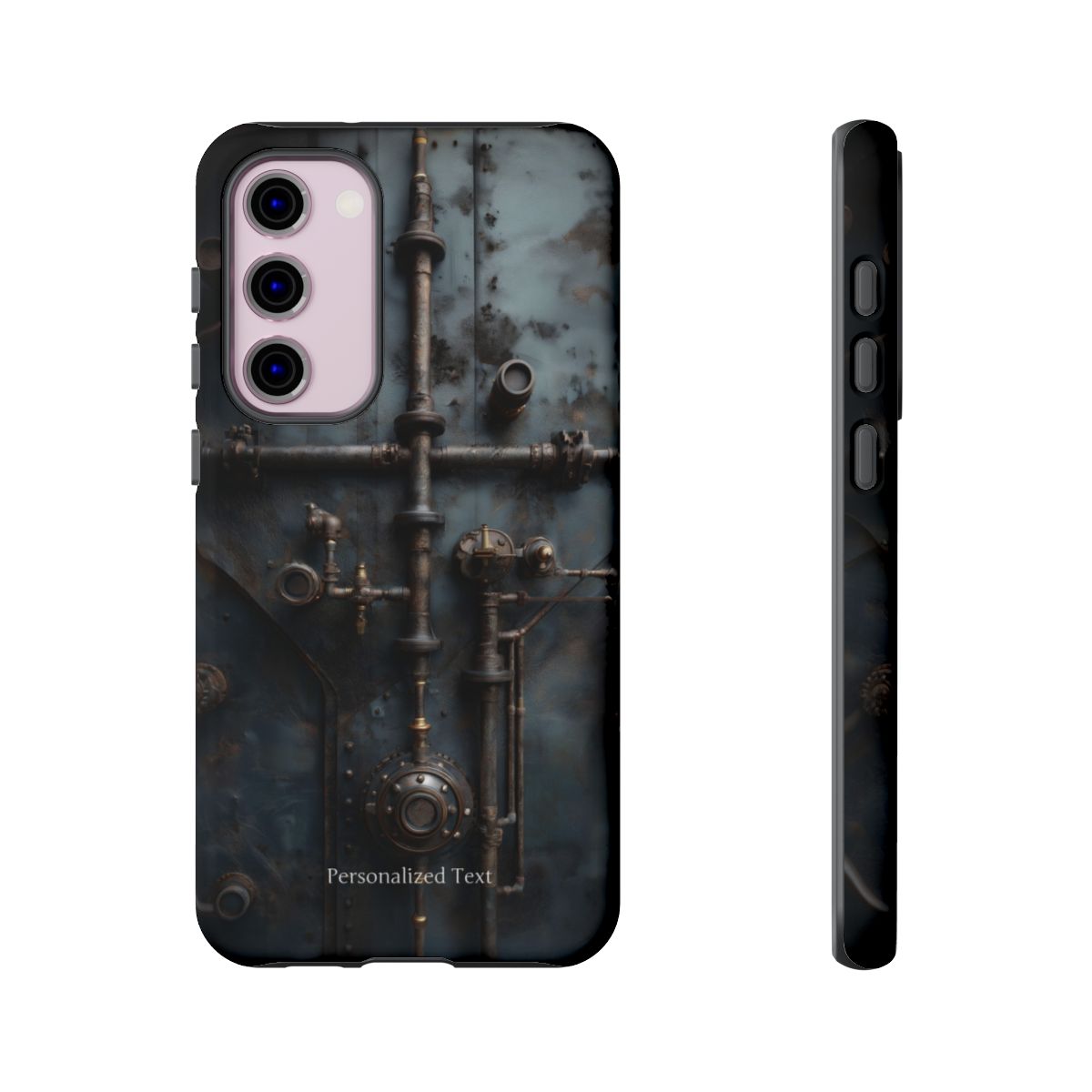Personalized Steampunk Industrial Pipes Phone Case – Vintage Mechanical Machinery Cover for iPhone, Samsung Galaxy & Google Pixel