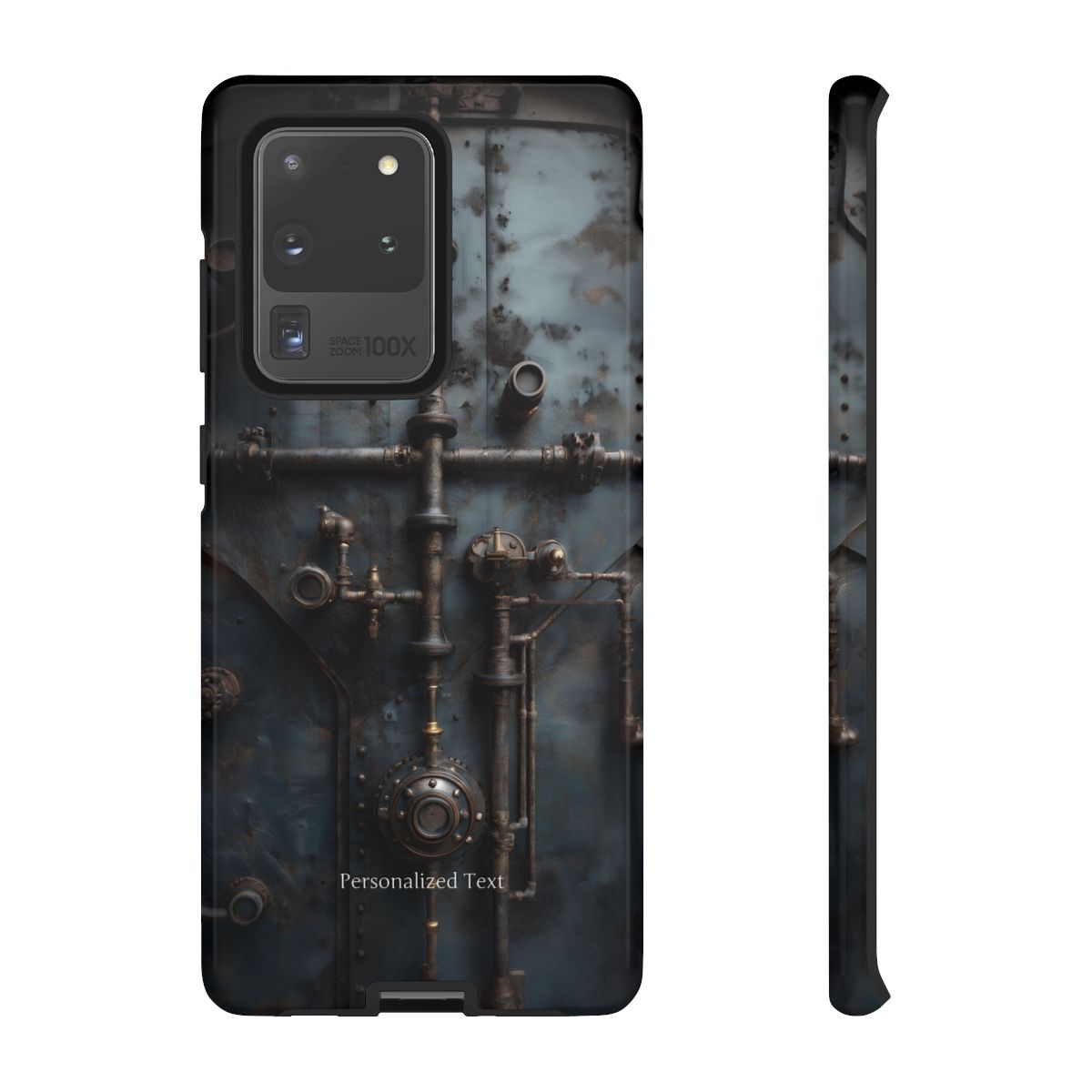 Personalized Steampunk Industrial Pipes Phone Case – Vintage Mechanical Machinery Cover for iPhone, Samsung Galaxy & Google Pixel