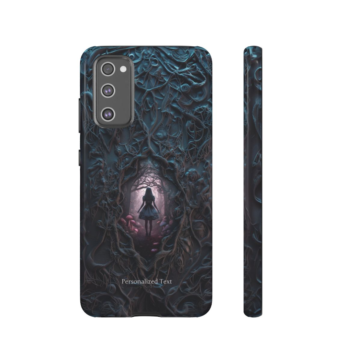 Personalized Dark Enchanted Forest Phone Case – Gothic Fairy Tale Portal Cover for iPhone, Samsung Galaxy & Google Pixel