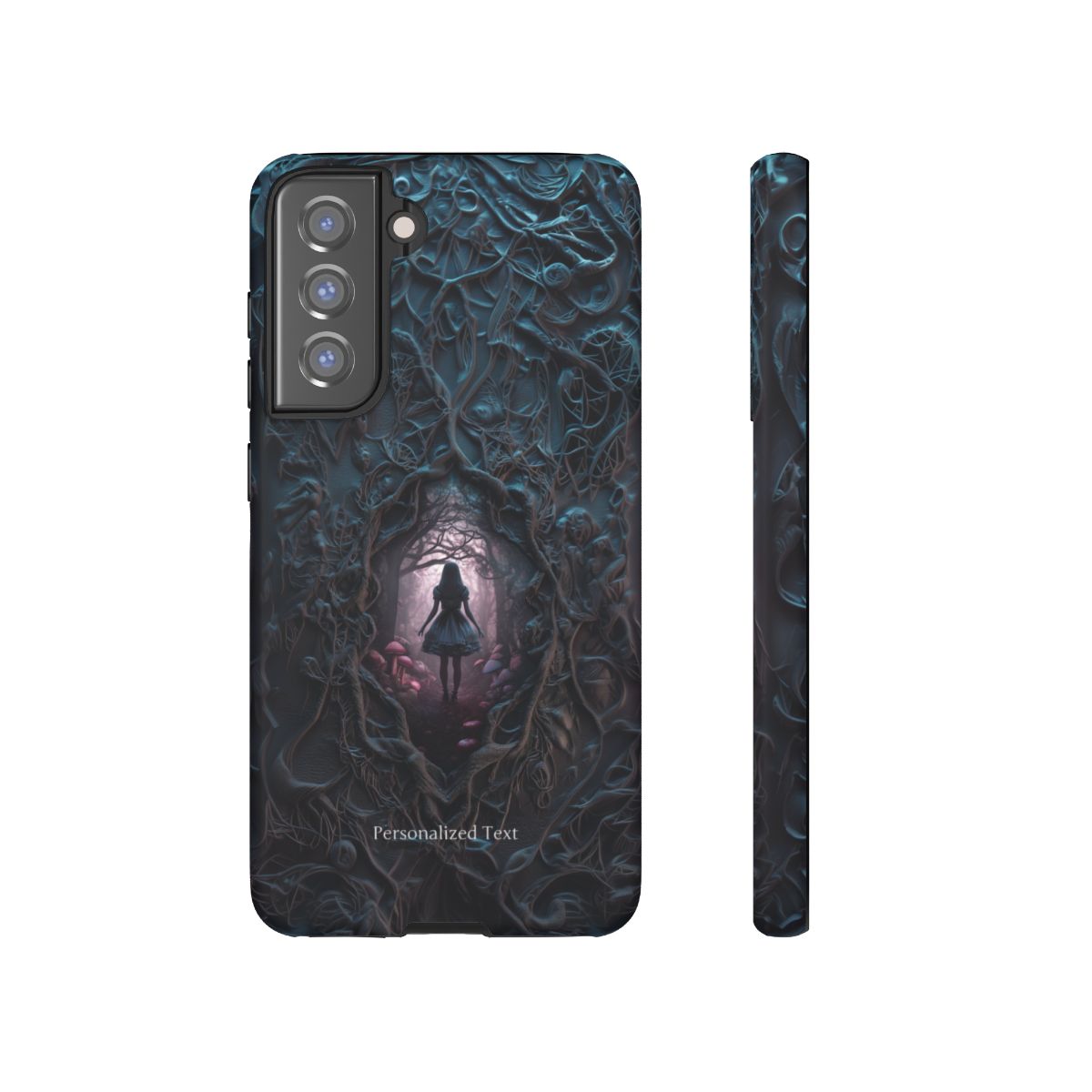 Personalized Dark Enchanted Forest Phone Case – Gothic Fairy Tale Portal Cover for iPhone, Samsung Galaxy & Google Pixel